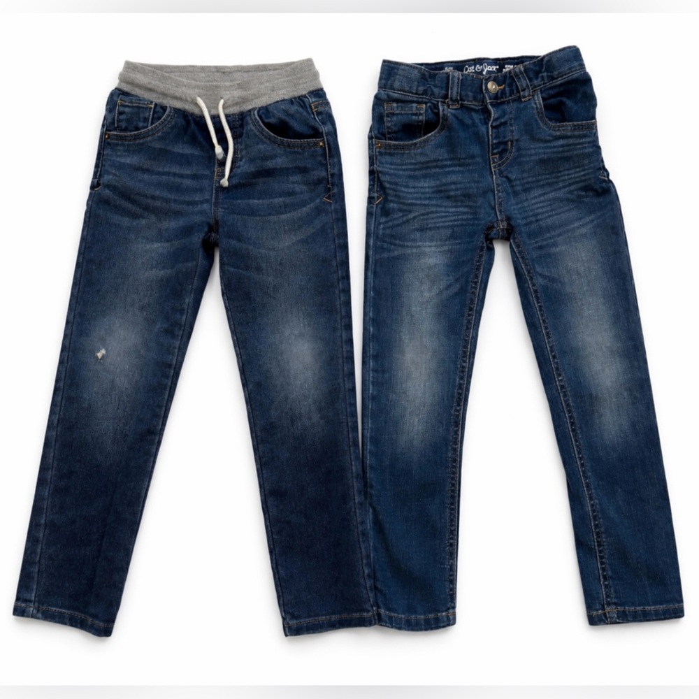 Cat & Jack Dark Blue Kids Jeans Set